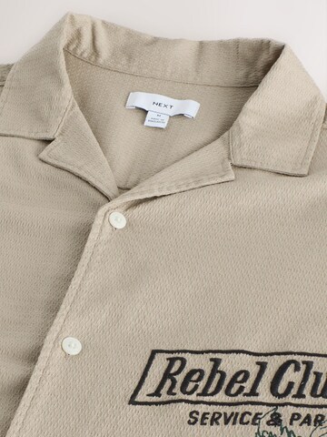 Next Regular Fit Hemd in Beige