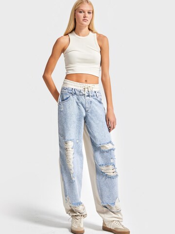IT'S BASIC Loose fit Jeans 'Skater Mid Rise Jeans' in Blue