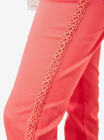 Coupe slim Pantalon Linea Tesini by heine en orange