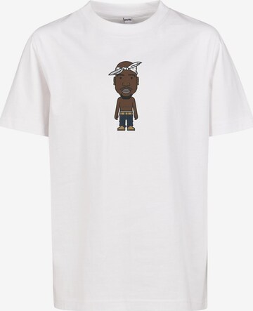 Mister Tee Shirt 'LA Sketch' in Wit: voorkant