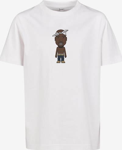 Mister Tee Shirt 'LA Sketch' in de kleur Donkerbruin / Geel / Zwart / Wit, Productweergave