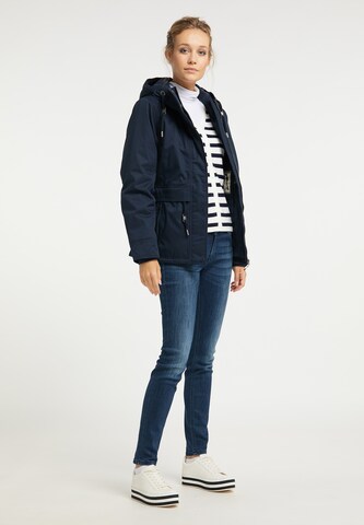 DreiMaster Maritim Winterjas in Blauw