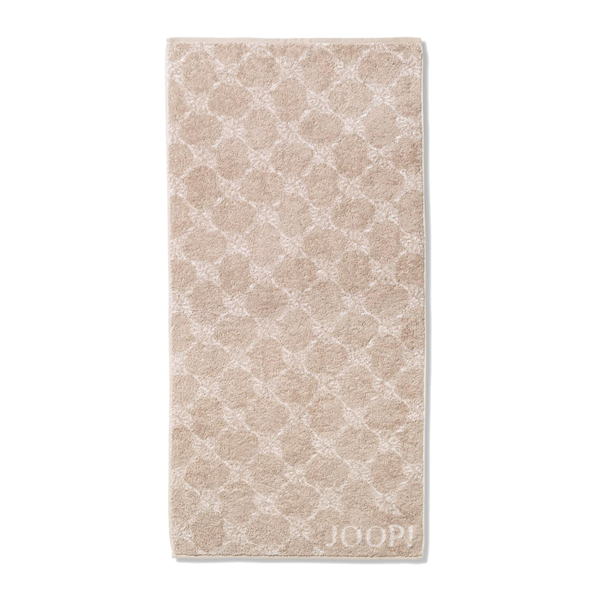 JOOP! Handdoek in Beige: voorkant
