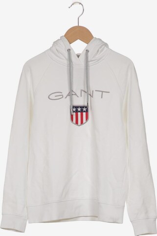 GANT Sweatshirt & Zip-Up Hoodie in XS in White: front