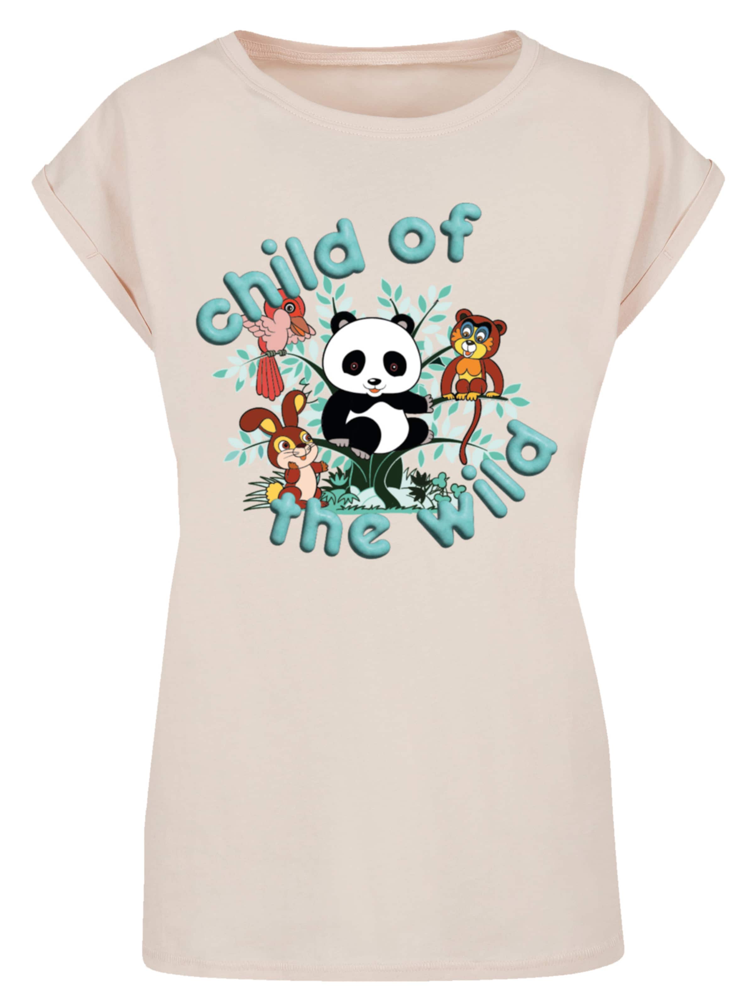 T-shirt 'Heroes of Childhood Tao Tao Child Of The Wild' F4NT4STIC en beige : devant