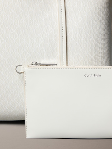 smėlio Calvin Klein Pirkinių krepšys