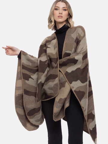 Camomilla Cape 'Murvel' in Brown: front