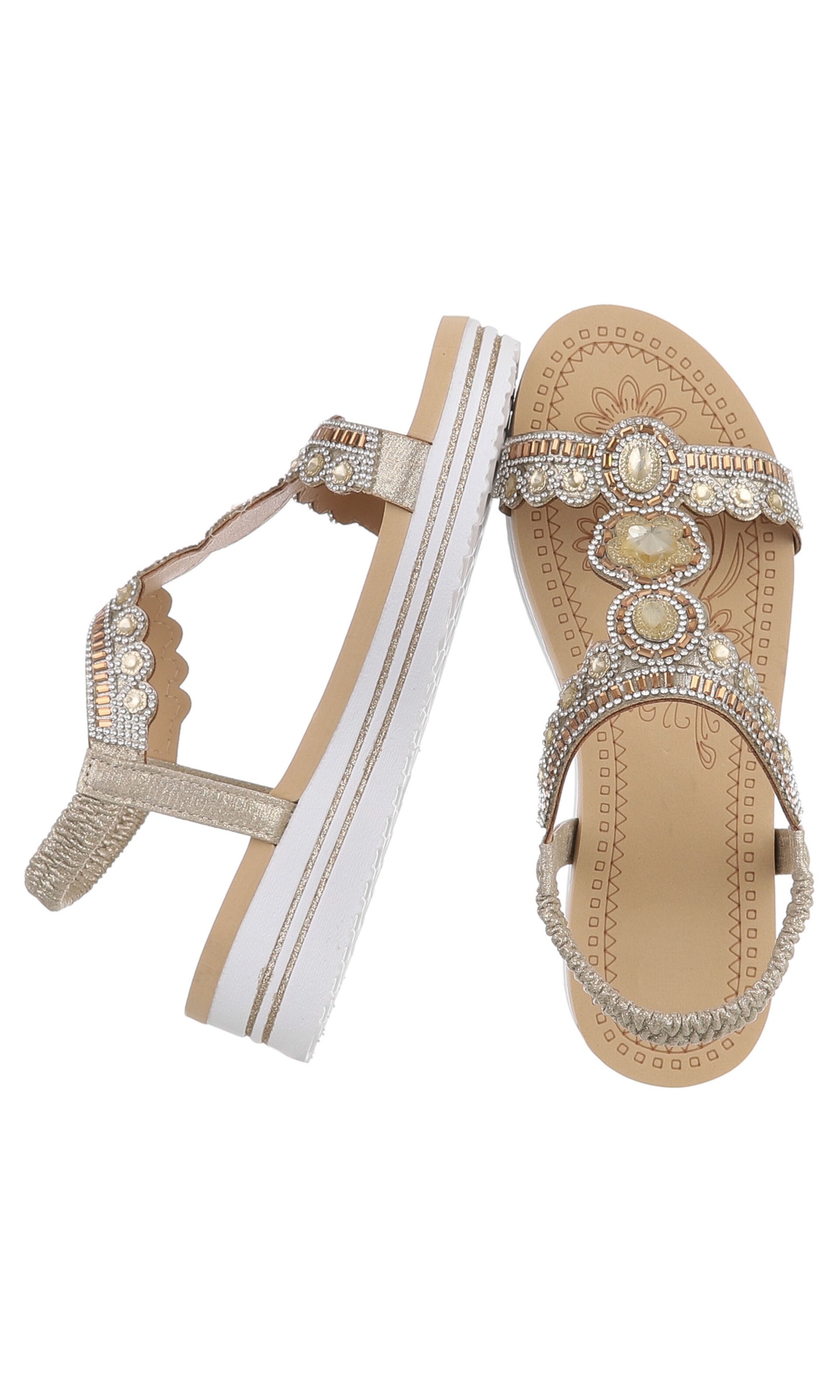 Ital-Design Sandale in Gold