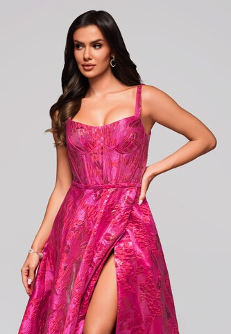 Ombre Evening Dress in Pink