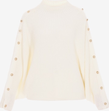Pullover di DreiMaster Maritim in bianco: frontale