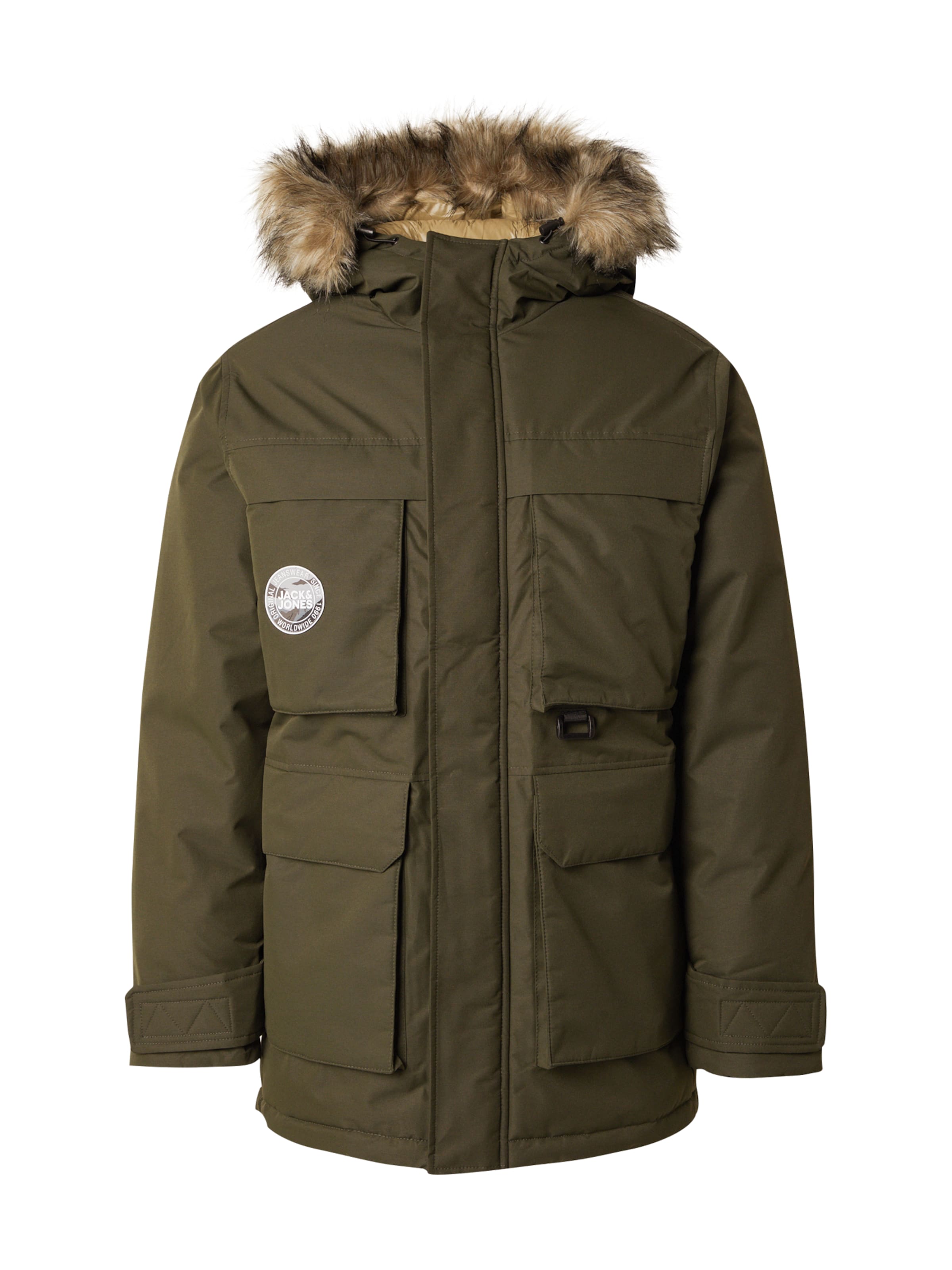 JACK & JONES Демисезонная парка 'JJSTAR' в Зеленый: спереди