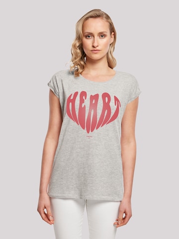 F4NT4STIC Shirt 'Valentinstag' in Grijs: voorkant