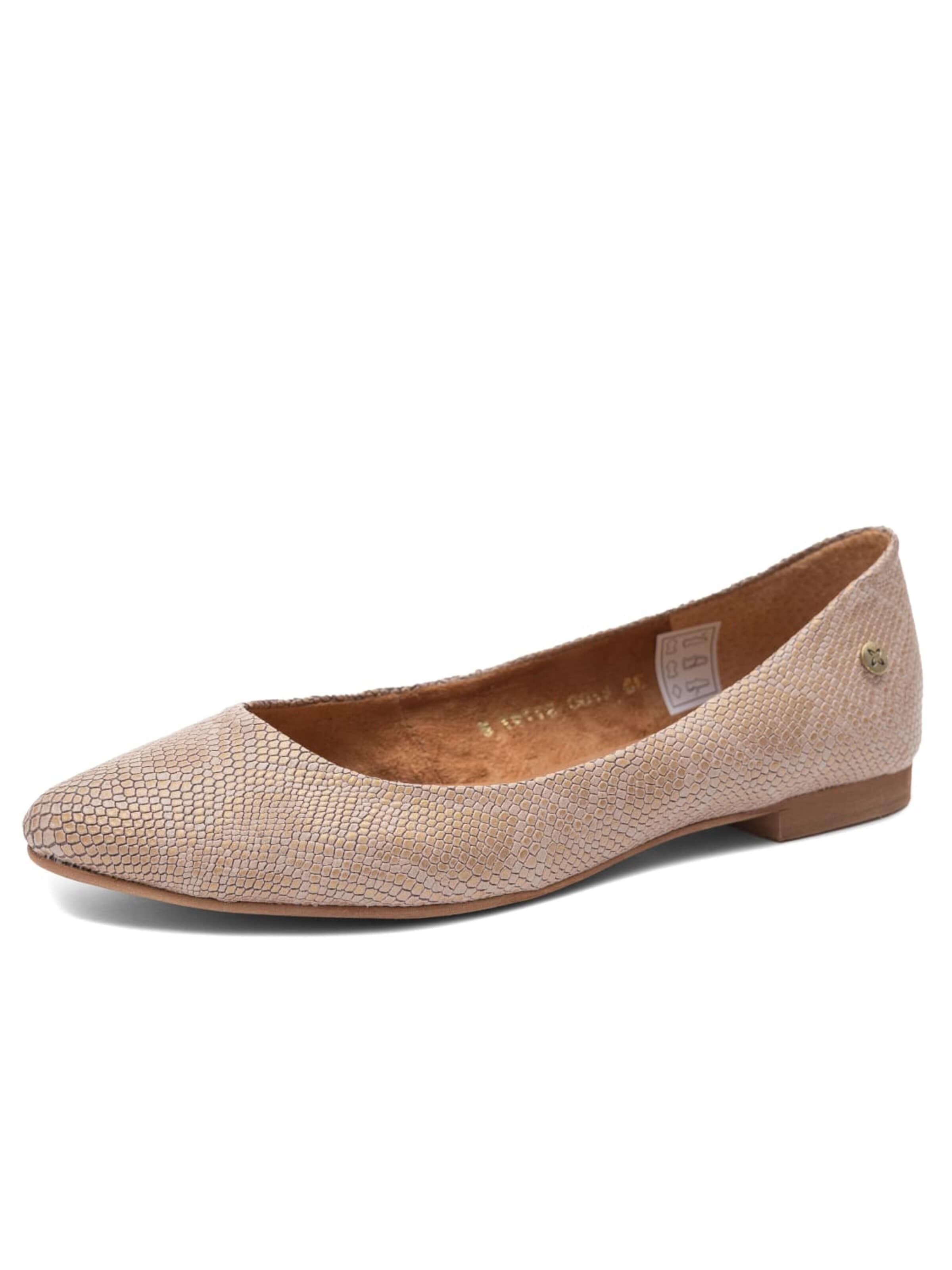 Maciejka Ballet Flats '4100W-17/00-8' in Gold: front