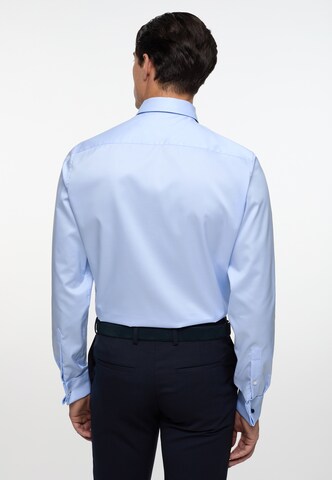 ETERNA Slim fit Button Up Shirt in Blue