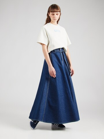 LEVI'S ® Rok 'XL SQUARE CIRCLE' in Blauw