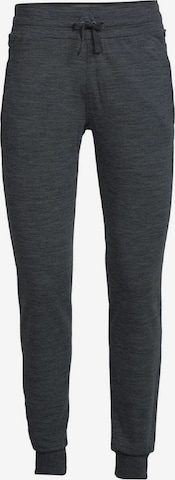 ICEBREAKER Tapered Workout Pants 'Crush' in Black: front