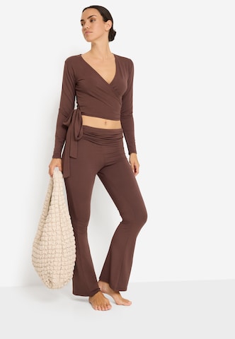 LSCN by LASCANA Shirt in Bruin
