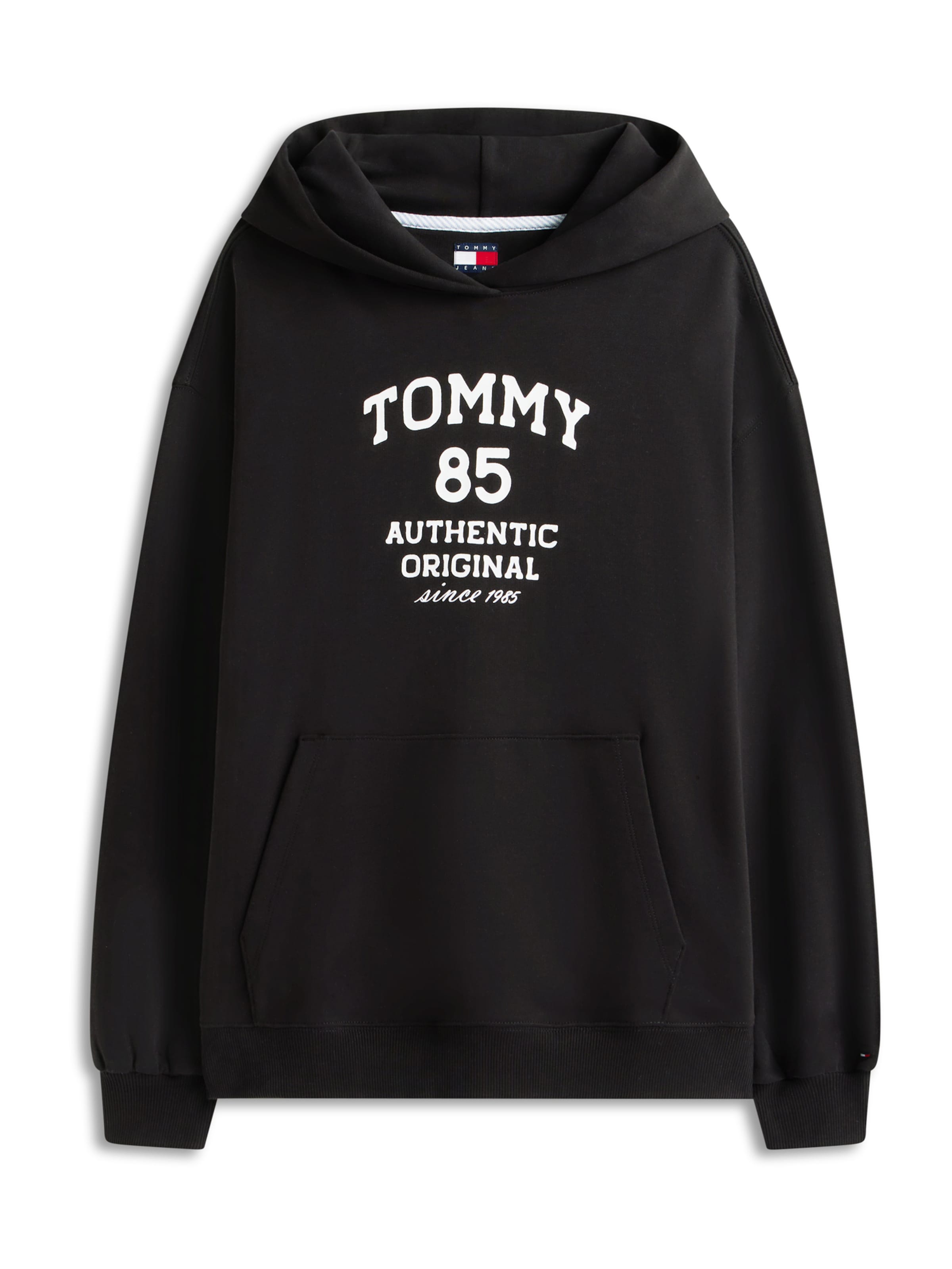 Tommy Jeans Sweatshirt '85' in Schwarz: Vorderseite