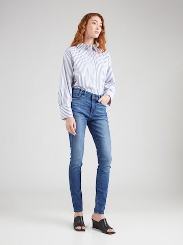 s.Oliver - Skinny Calças de ganga em azul