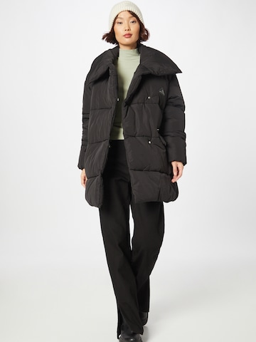 River Island Winterjas in Zwart