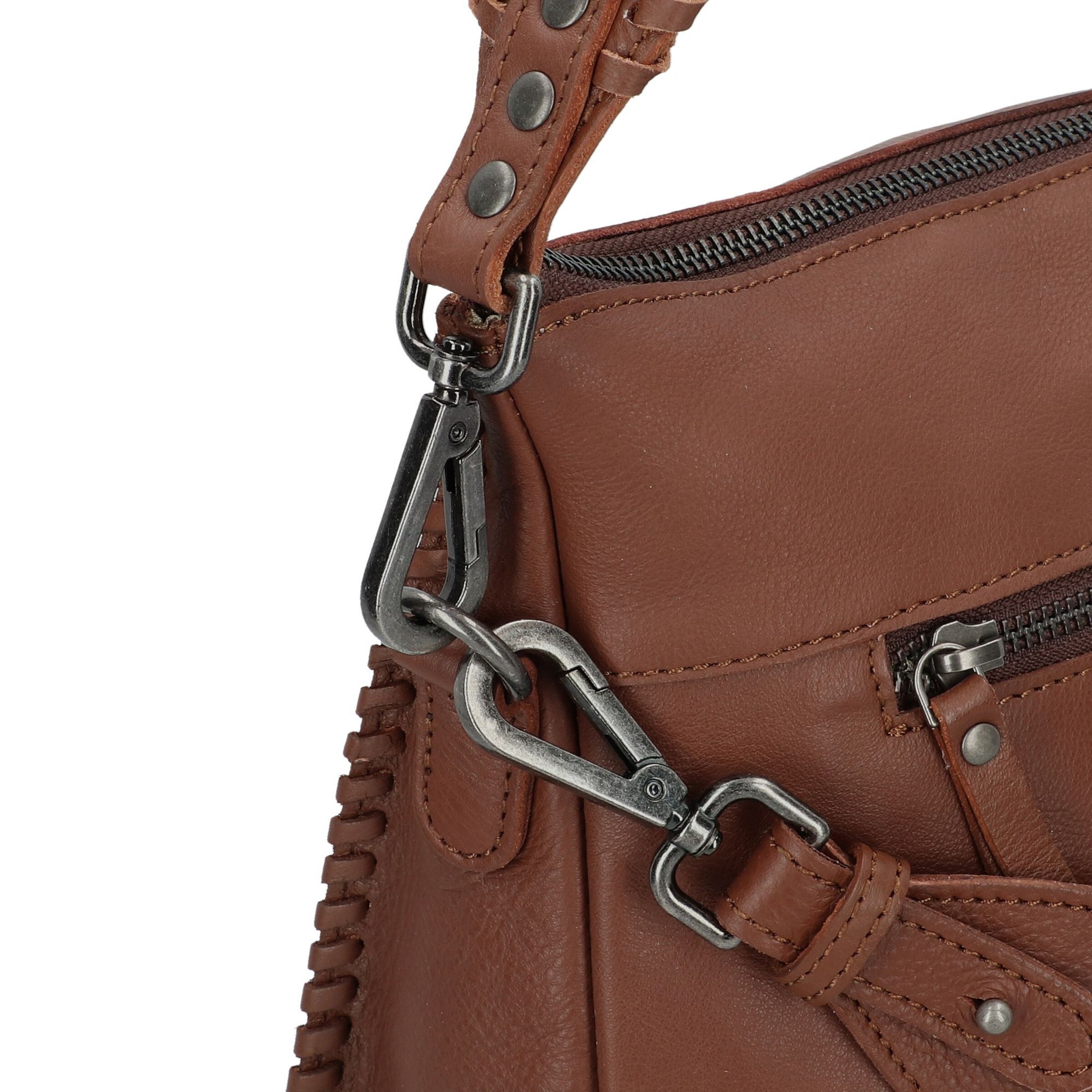 Harbour 2nd Schultertasche 'Just Pure Sarina' in Braun