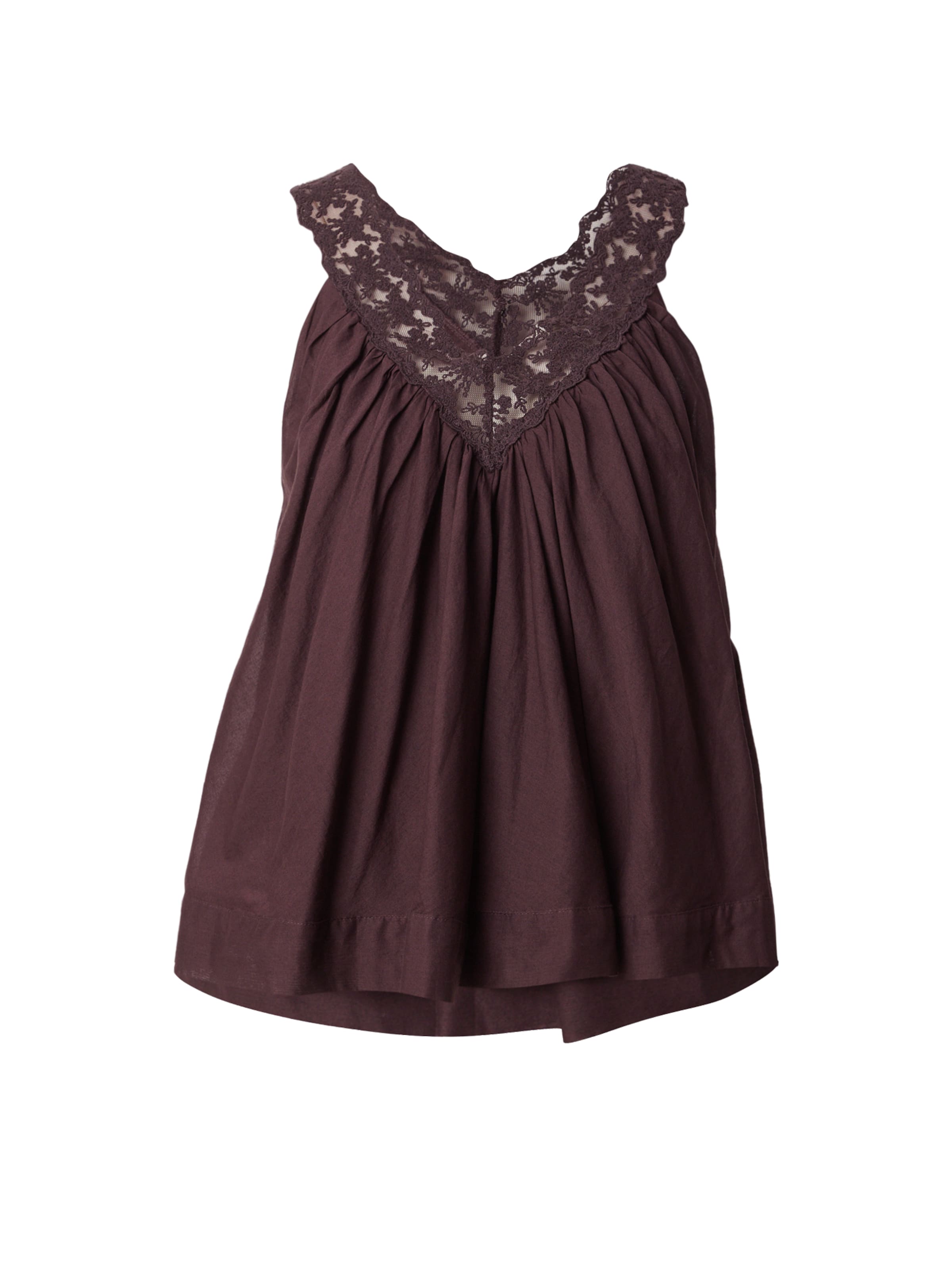 TOPSHOP Overdel i XS i choko, Produktvisning