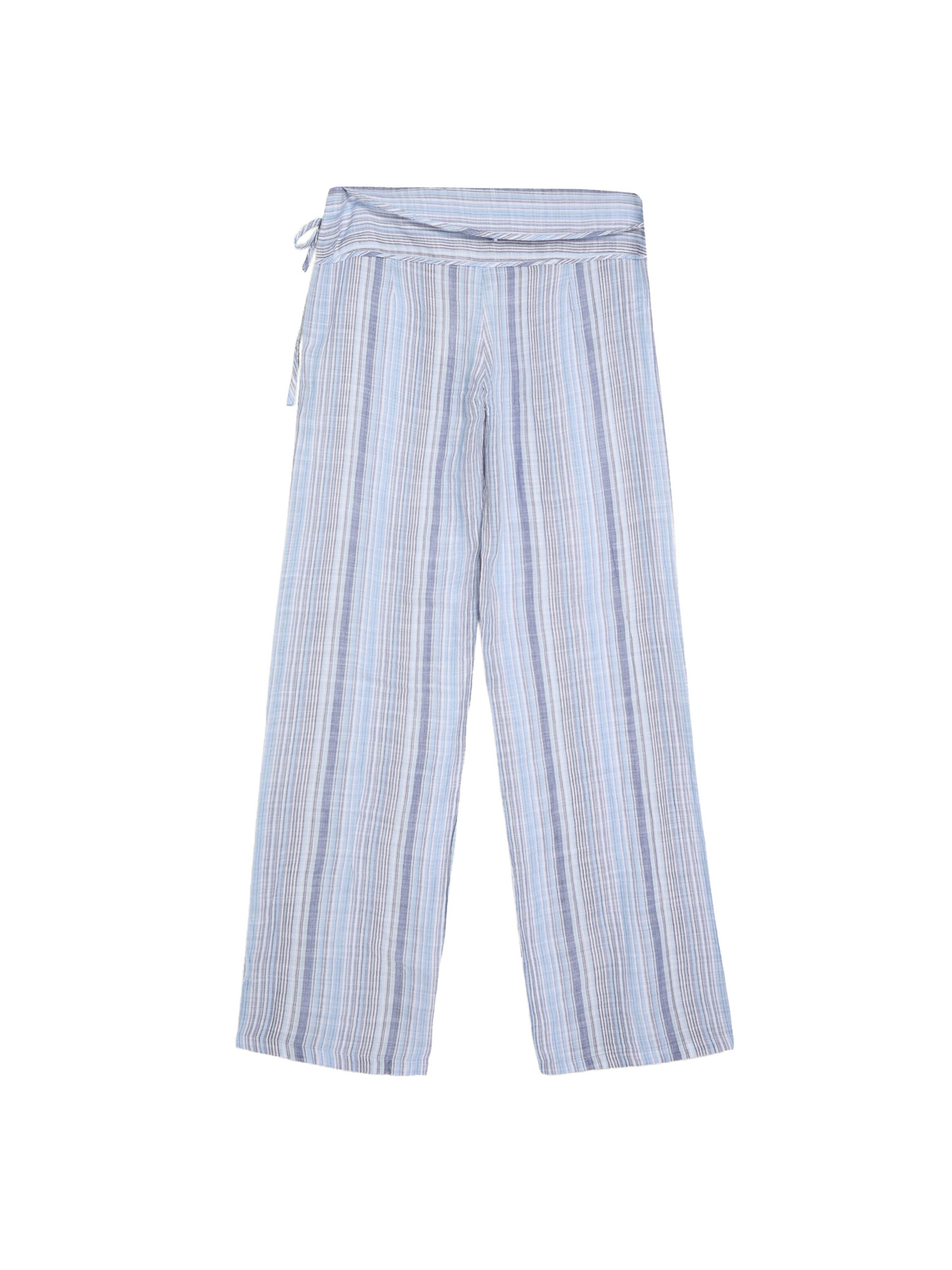 BershkaLoosefit Hlače - plava boja