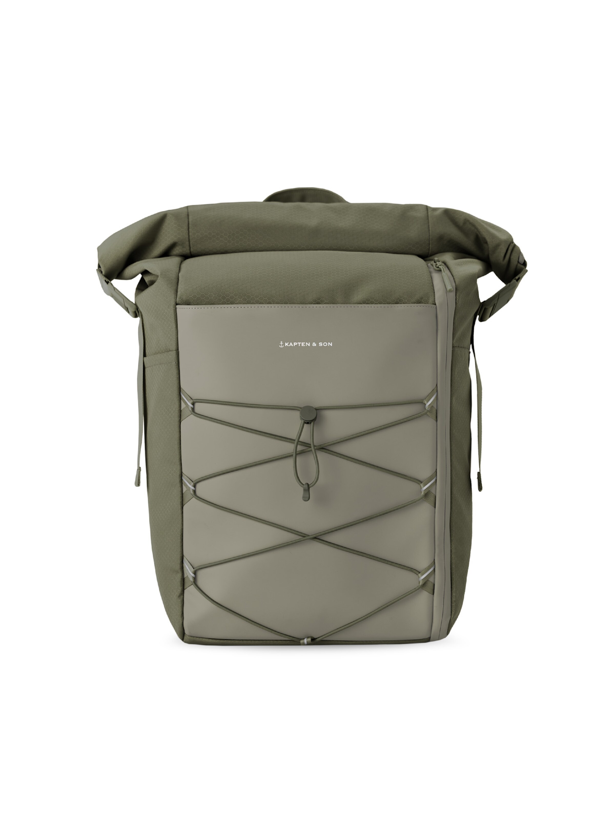 Kapten & Son Rucksack 'Yoho'‌‌‌‌‌ in Grün: Vorderseite
