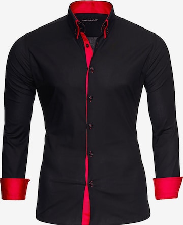 Reslad Button Up Shirt 'RS7050' in Black: front