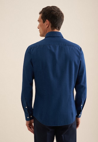 SEIDENSTICKER Slim fit Overhemd in Blauw