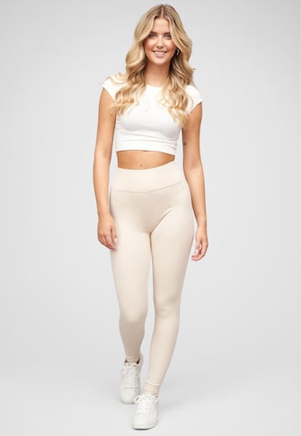 Cloud5ive Skinny Leggings in Beige