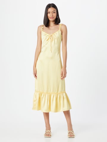 NA-KD Dress in Yellow: front
