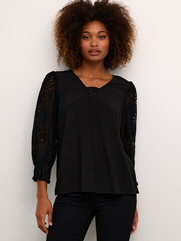 CULTURE Blouse 'Asmine' in Zwart: voorkant