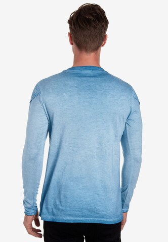 Rusty Neal Langarmshirt in Blau