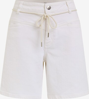 OUI Loosefit Jeans in Wit: voorkant