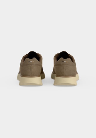 BOSS - Zapatillas deportivas bajas 'Bulton' en beige: atrás