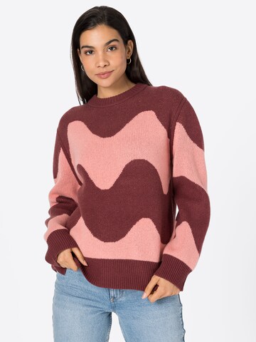 Pull-over 'Ulfa Lokki' Marimekko en rose : devant