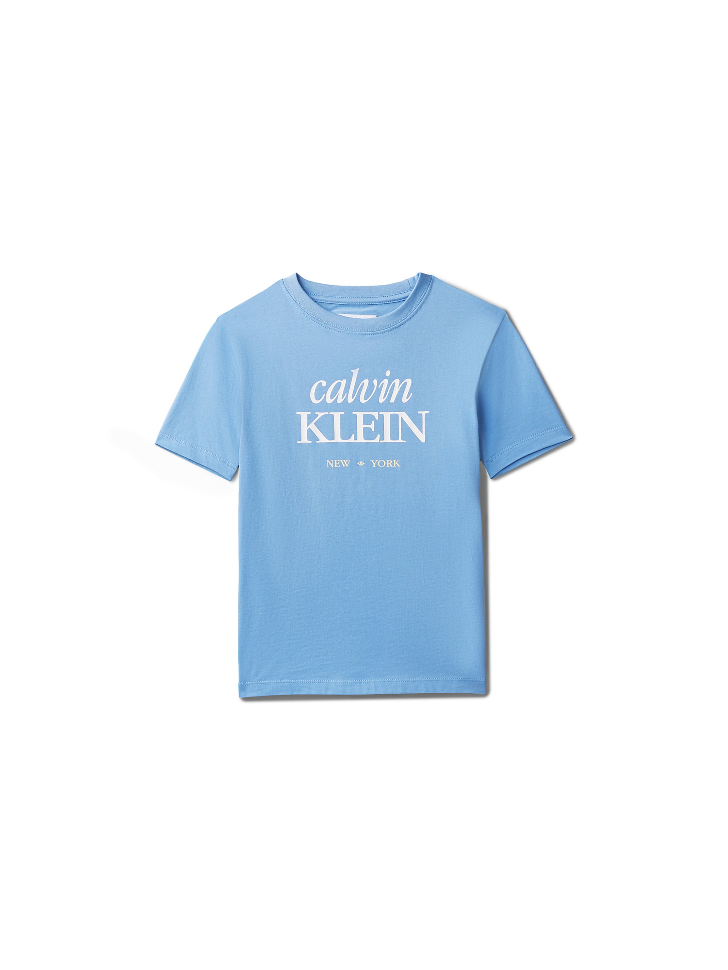 T-Shirt Calvin Klein Jeans en bleu : devant
