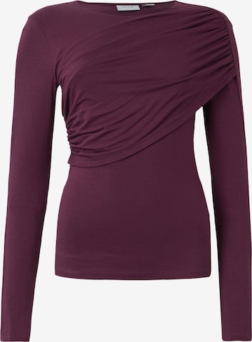 purpurinė VILA Marškinėliai 'VISEMPA': priekis
