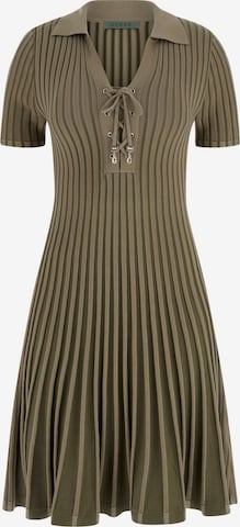 žalia GUESS Megzta suknelė 'REGINA': priekis