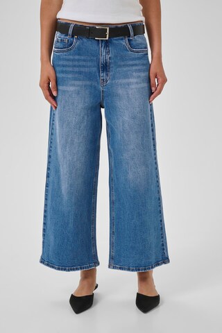 My Essential Wardrobe Wide leg Jeans 'Alma' in Blue: front
