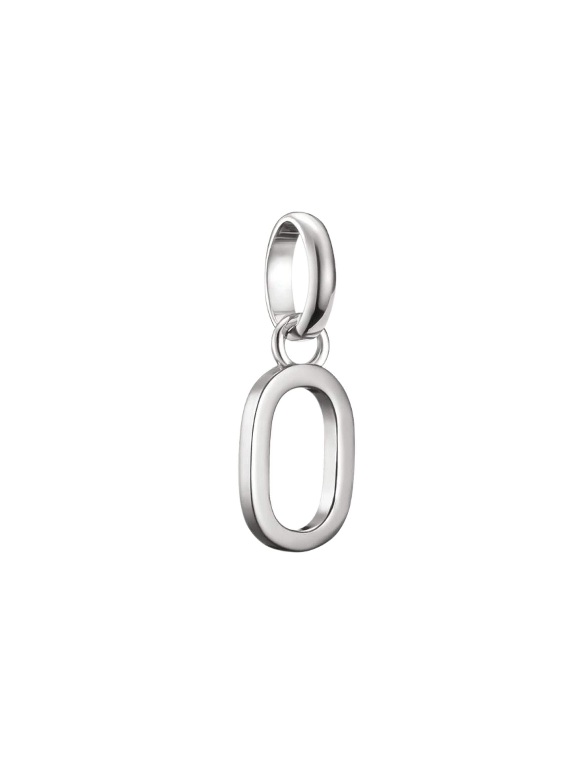 Pendentif 'Charm-Anhänger Buchstabe O Connect Silber' Thomas Sabo en argent : devant