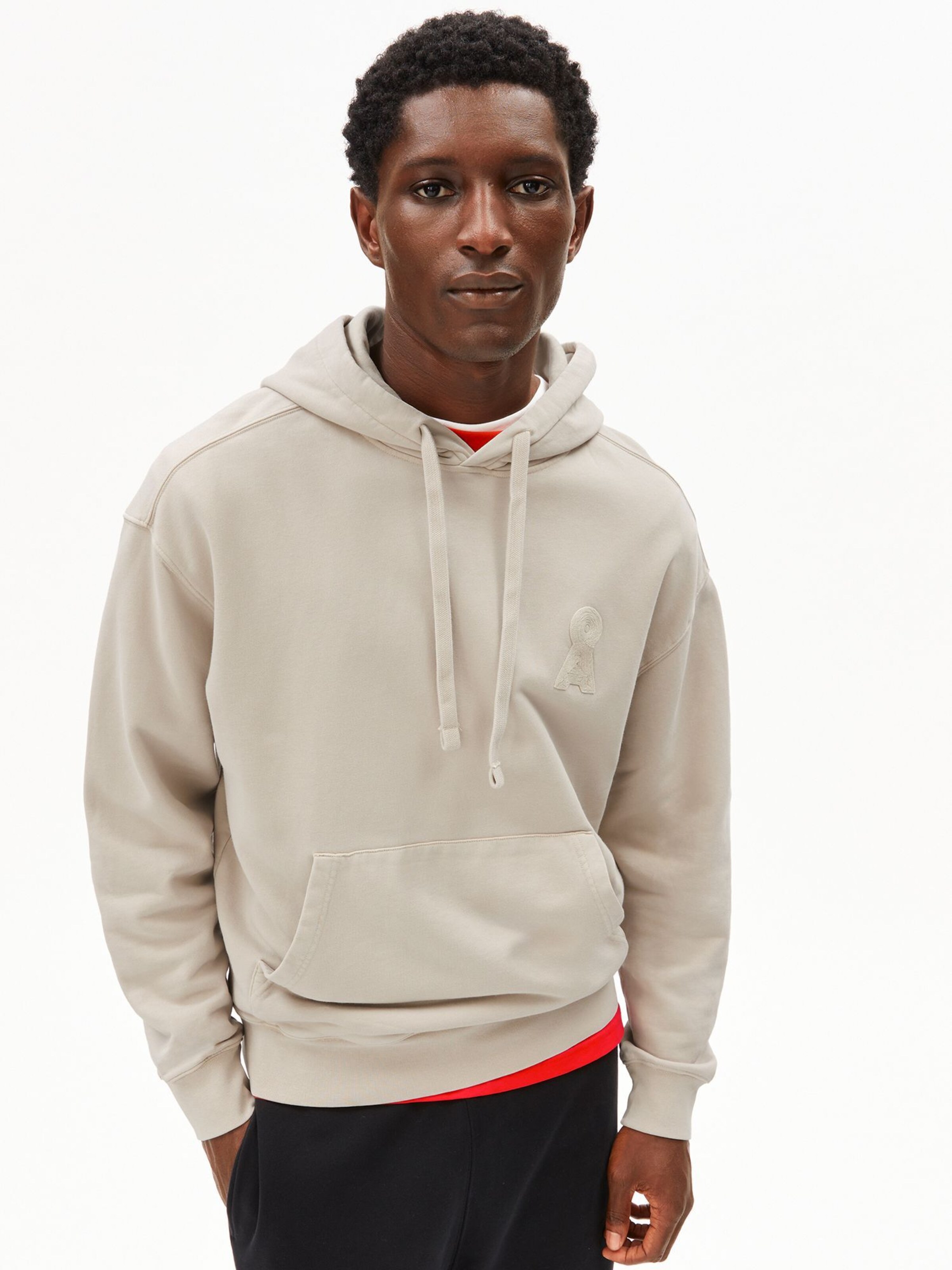 ARMEDANGELS Kapuzenpullover in Beige: Vorderseite