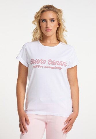 T-shirt 'Perry' BRUNO BANANI en blanc : devant