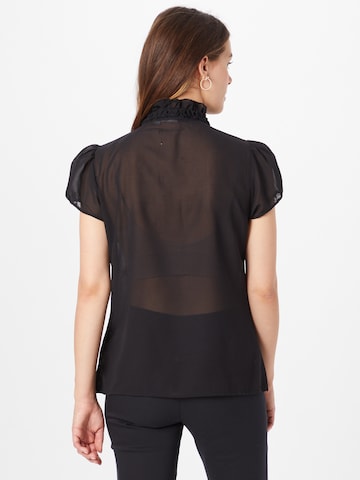 SAINT TROPEZ Bluse in Schwarz