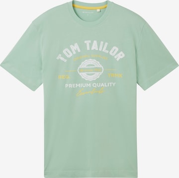 TOM TAILOR T-Shirt in Grün: predná strana