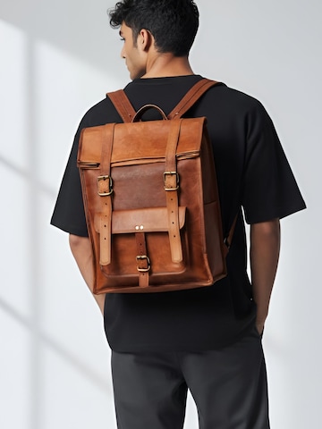 Ella Eisvogel Backpack 'Vintage' in Brown