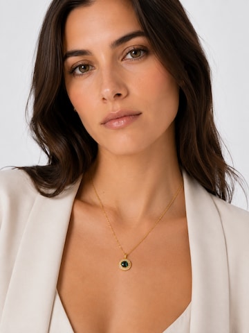RteRme - Cadena 'Emerald Glance Necklace' en oro: frente