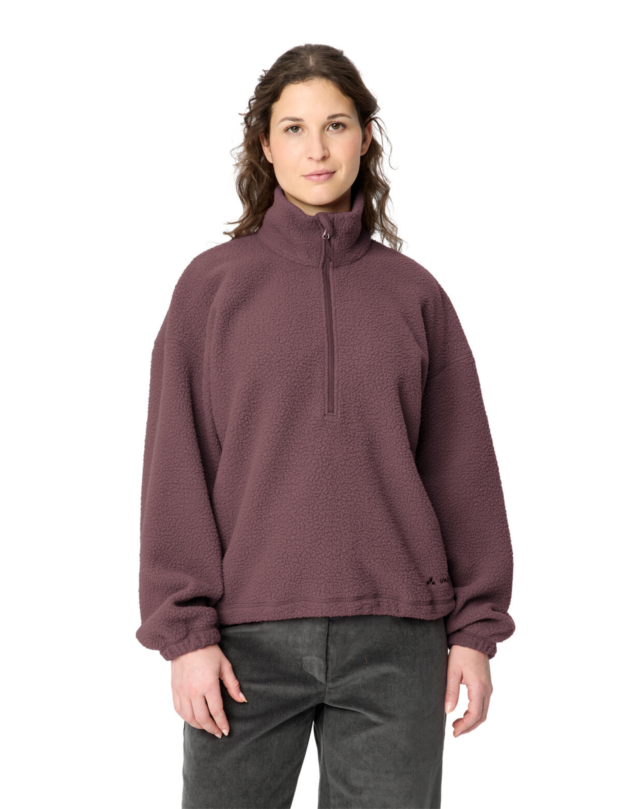 VAUDE Sports sweater 'Najun' in Red: front
