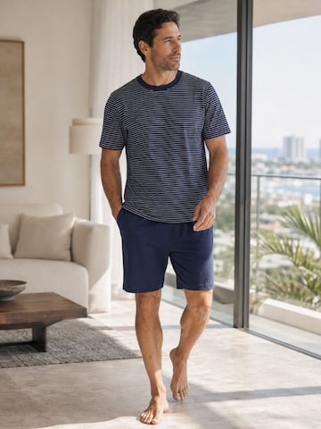 Pyjama court 'Suihei Navy Short Modal Pyjamas' zd ZERO DEFECTS en bleu